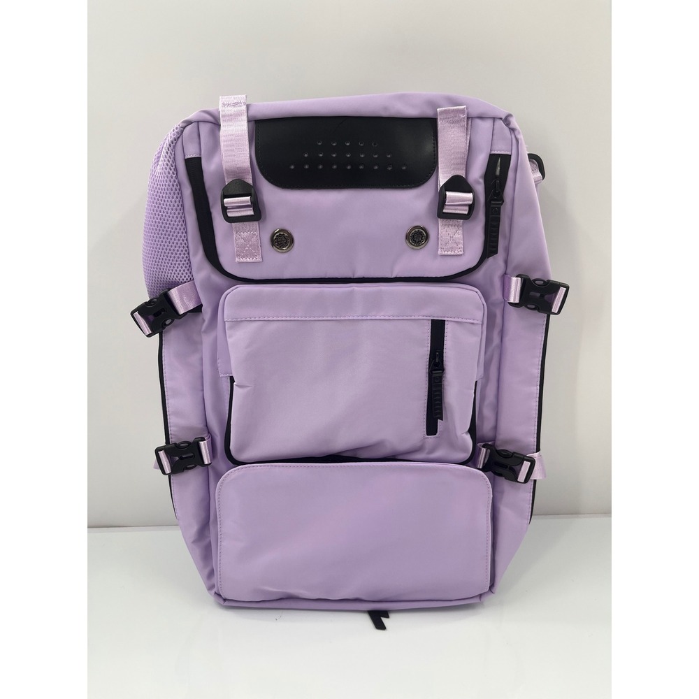 Lavender‎ Purple Tactical Multi-Pocket Travel Backpack with Laptop Sleeve